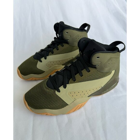 9 MEN\'S NIKE JORDAN LIFT OFF MILITARY GREEN AR4430-200 BASKETBALL SNEAKERS main image 4